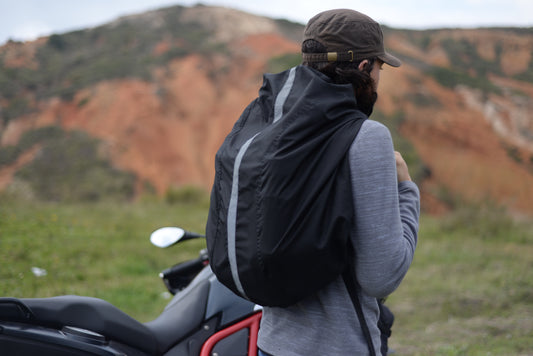 Cubre morral para la lluvia